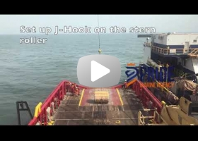 AHTS. Pick up Lost Anchor by J-hook